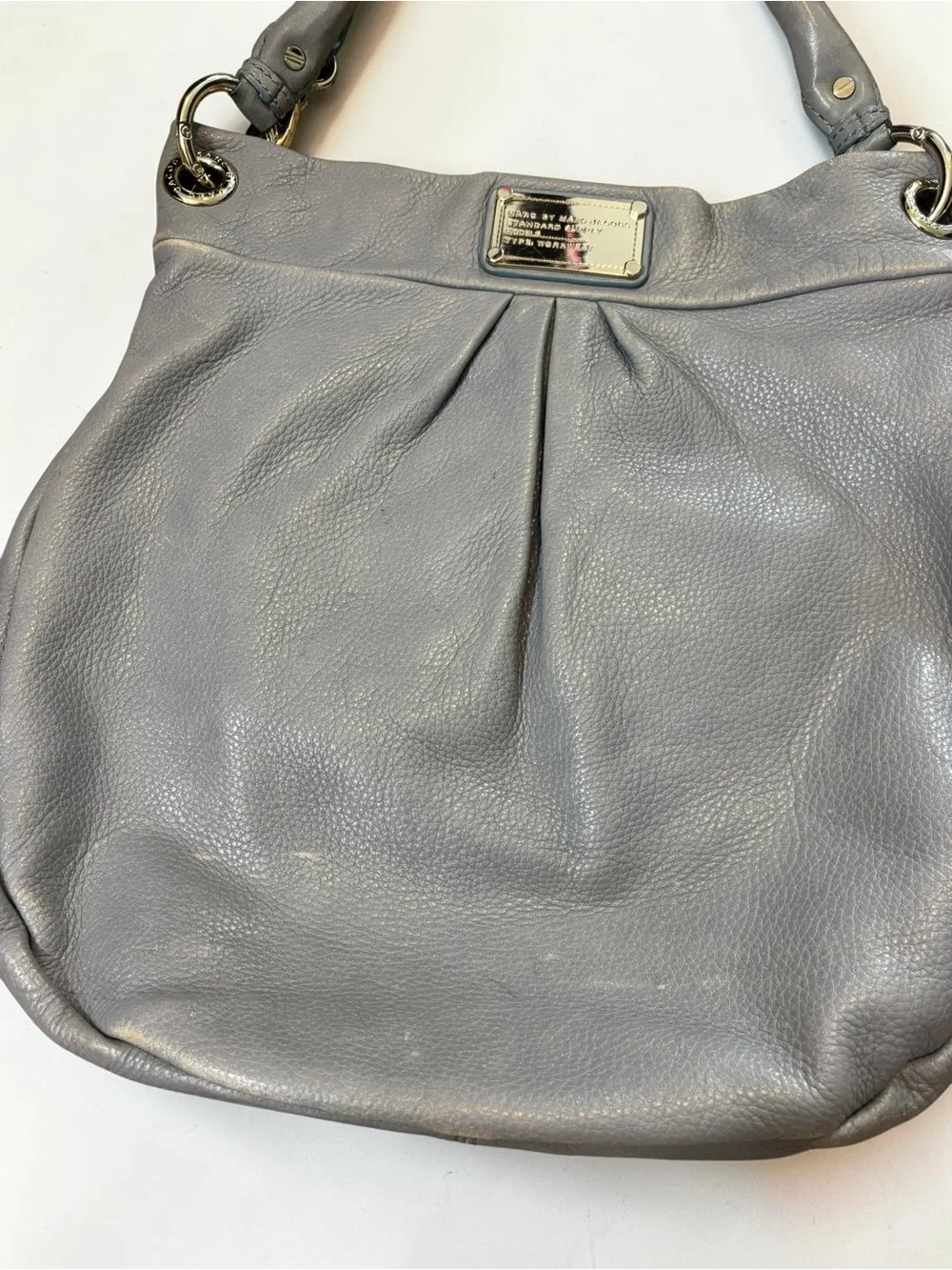 Vintage Marc by Marc Jacobs Dr. Q Hillier Hobo Slate Blue Gray Y2K Bag Iconic